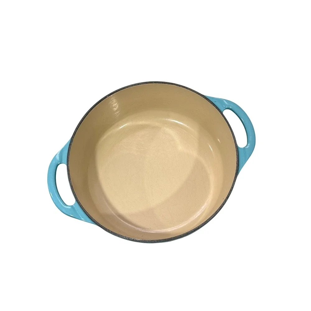 Le Creuset Signature Cast Iron 3.5 Quart Sauteuse, Caribbean Teal